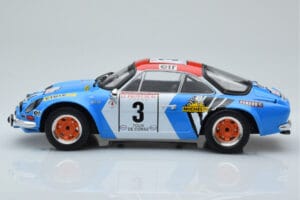 Alpine A110 #3 B. Darniche / A. Mahe Tour de Corse 1973 IXO 1:18 18RMC062B メタル - 画像 3/6