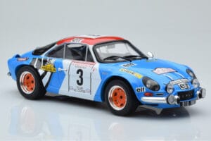 Alpine A110 #3 B. Darniche / A. Mahe Tour de Corse 1973 IXO 1:18 18RMC062B メタル - 画像 4/6