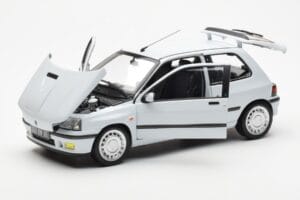 Renault Clio 16S ホワイト Norev 1:18 185251 メタル - 画像 2/8