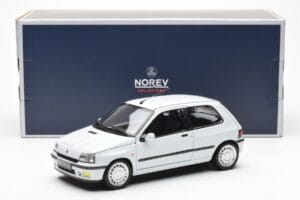 Renault Clio 16S ホワイト Norev 1:18 185251 メタル - 画像 8/8