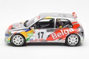 Renault Clio Maxi Kit Car Belga #17 Rally Ypres 1995 Otto 1:18 OT1058 レジン - 画像 3/6