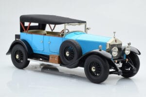 Rolls-Royce Phantom I カブリオレ ブルー Kyosho 1:18 08931LB メタル - 画像 5/9