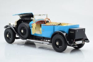 Rolls-Royce Phantom I カブリオレ ブルー Kyosho 1:18 08931LB メタル - 画像 6/9