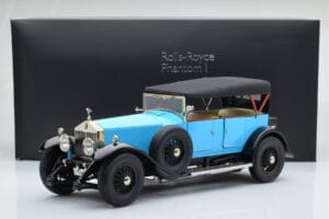 Rolls-Royce Phantom I カブリオレ ブルー Kyosho 1:18 08931LB メタル - 画像 9/9