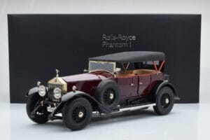Rolls-Royce Phantom I カブリオレ バーガンディレッド Kyosho 1:18 08931R メタル - 画像 10/10
