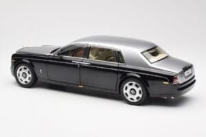 Rolls-Royce Phantom VII EWB ブラック＆シルバー Kyosho 1:18 08841BKS メタル - 画像 7/8