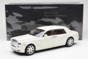 Rolls-Royce Phantom VII EWB イングリッシュホワイト Kyosho 1:18 08841EW2 メタル - 画像 8/8