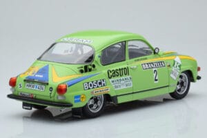 Saab 96 V4 #2 S. Blomqvist / H. Sylvan Rally Sweden 1976 IXO 1:18 18RMC085B メタル - 画像 2/6