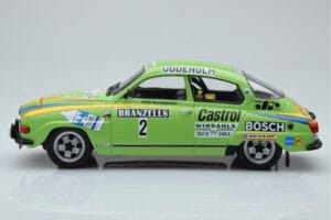 Saab 96 V4 #2 S. Blomqvist / H. Sylvan Rally Sweden 1976 IXO 1:18 18RMC085B メタル - 画像 3/6