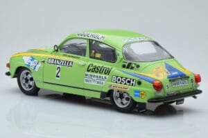 Saab 96 V4 #2 S. Blomqvist / H. Sylvan Rally Sweden 1976 IXO 1:18 18RMC085B メタル - 画像 5/6