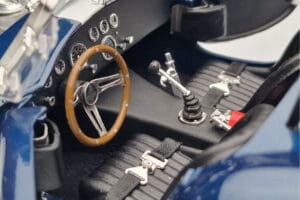 Shelby Cobra 427 S/C ダークブルー Kyosho 1:18 08048DBL メタル - 画像 7/9