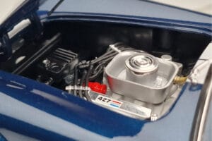 Shelby Cobra 427 S/C ダークブルー Kyosho 1:18 08048DBL メタル - 画像 8/9