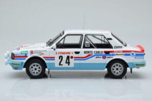 Skoda 130 L Night Version #24 J. Augland Rally Monte Carlo 1987 IXO 1:18 18RMC156 メタル - 画像 3/6
