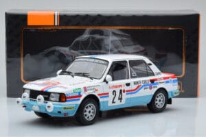 Skoda 130 L Night Version #24 J. Augland Rally Monte Carlo 1987 IXO 1:18 18RMC156 メタル - 画像 6/6
