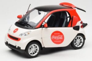 Smart Fortwo 451 Coca-Cola Minichamps 1:18 150036301 メタル - 画像 2/8