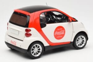 Smart Fortwo 451 Coca-Cola Minichamps 1:18 150036301 メタル - 画像 3/8