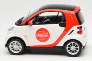 Smart Fortwo 451 Coca-Cola Minichamps 1:18 150036301 メタル - 画像 4/8
