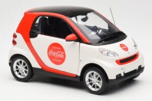 Smart Fortwo 451 Coca-Cola Minichamps 1:18 150036301 メタル - 画像 6/8