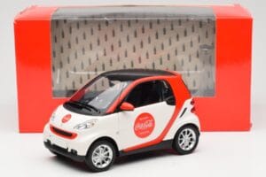 Smart Fortwo 451 Coca-Cola Minichamps 1:18 150036301 メタル - 画像 8/8