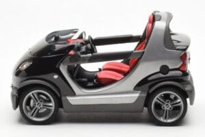 Smart Fortwo Crossblade カブリオレ シルバー ブラック Kyosho 1:18 13440 メタル - 画像 3/6