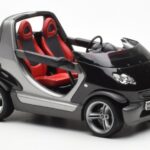 Smart Fortwo Crossblade カブリオレ シルバー ブラック Kyosho 1:18 - image 4 of 6