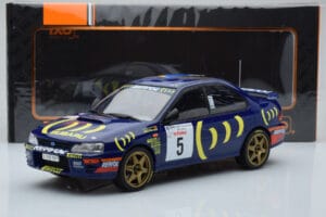 Subaru Impreza 555 #5 C. Sainz / L. Moya Tour de Corse 1995 IXO 1:18 18RMC063A メタル - 画像 6/6