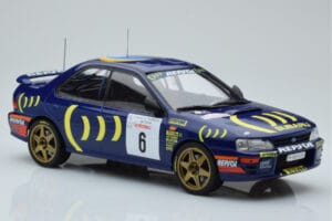 Subaru Impreza 555 #6 P. Liatti / C. Cassina Tour de Corse 1995 IXO 1:18 18RMC063C メタル - 画像 4/6