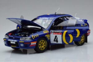 Subaru Impreza #4 C. McRae / D. Ringer Winner RAC Rally 1994 Kyosho 1:18 08962A メタル - 画像 2/9