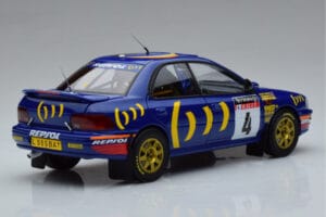 Subaru Impreza #4 C. McRae / D. Ringer Winner RAC Rally 1994 Kyosho 1:18 08962A メタル - 画像 3/9
