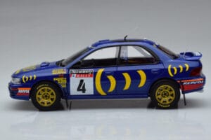 Subaru Impreza #4 C. McRae / D. Ringer Winner RAC Rally 1994 Kyosho 1:18 08962A メタル - 画像 4/9