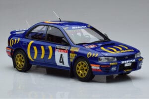 Subaru Impreza #4 C. McRae / D. Ringer Winner RAC Rally 1994 Kyosho 1:18 08962A メタル - 画像 5/9