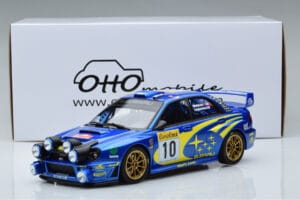 Subaru Impreza WRC #10 T. Makinen / K. Lindstrom Rally Monte Carlo Night Version 2002 Otto 1:18 OT784 レジン - 画像 6/6