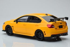 Subaru Impreza WRX STI Nurburgring Challenge Package イエロー Kyosho 1:18 KSR18021Y レジン - 画像 4/5
