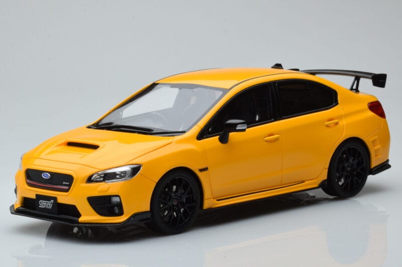Subaru Impreza WRX STI Nurburgring Challenge Package イエロー Kyosho 1:18