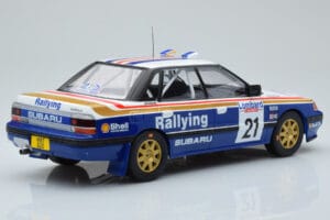 Subaru Legacy RS #21 C. McRae / D. Ringer RAC Rally 1991 IXO 1:18 18RMC080B メタル - 画像 2/6