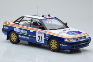 Subaru Legacy RS #21 C. McRae / D. Ringer RAC Rally 1991 IXO 1:18 18RMC080B メタル - 画像 4/6