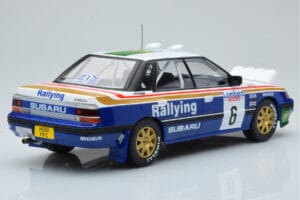 Subaru Legacy RS Night Version #6 M. Alen / I. Kivimaki RAC Rally 1991 IXO 1:18 18RMC080A メタル - 画像 2/6
