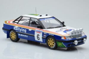 Subaru Legacy RS Night Version #6 M. Alen / I. Kivimaki RAC Rally 1991 IXO 1:18 18RMC080A メタル - 画像 4/6