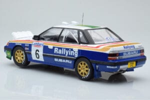 Subaru Legacy RS Night Version #6 M. Alen / I. Kivimaki RAC Rally 1991 IXO 1:18 18RMC080A メタル - 画像 5/6