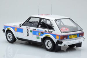 Talbot Sunbeam Lotus Night Version #8 H. Toivonen / P. White Rally Monte Carlo 1981 IXO 1:18 18RMC095B メタル - 画像 5/6