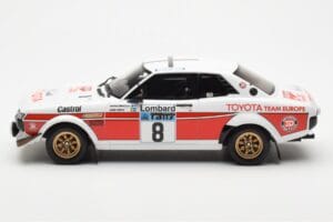 Toyota Celica 2000 GT RA21 #8 H. Mikkola / A. Hertz Lombard RAC Rally 1977 Otto 1:18 OT1044 レジン - 画像 3/6