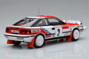 Toyota Celica GT-Four ST165 #2 C. Sainz / L. Moya Winner Rally Monte Carlo 1991 Kyosho 1:18 08961B メタル - 画像 3/12