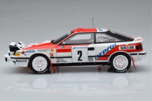 Toyota Celica GT-Four ST165 #2 C. Sainz / L. Moya Winner Rally Monte Carlo 1991 Kyosho 1:18 08961B メタル - 画像 4/12
