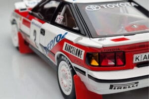 Toyota Celica GT-Four ST165 #2 C. Sainz / L. Moya Winner Rally Monte Carlo 1991 Kyosho 1:18 08961B メタル - 画像 9/12