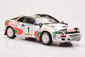 Toyota Celica Turbo 4WD ST185 #1 J. Kankkunen / J. Piironen Safari Rally 1993 IXO 1:18 18RMC150A メタル - 画像 4/6