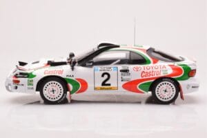 Toyota Celica Turbo 4WD ST185 #2 M. Alén / I. Kivimäki Safari Rally 1993 IXO 1:18 18RMC150B メタル - 画像 3/6
