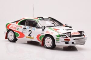 Toyota Celica Turbo 4WD ST185 #2 M. Alén / I. Kivimäki Safari Rally 1993 IXO 1:18 18RMC150B メタル - 画像 4/6