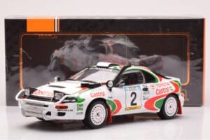 Toyota Celica Turbo 4WD ST185 #2 M. Alén / I. Kivimäki Safari Rally 1993 IXO 1:18 18RMC150B メタル - 画像 6/6