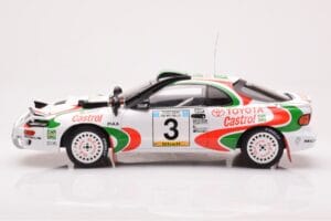 Toyota Celica Turbo 4WD ST185 #3 I. Duncan / R. Virtanen Safari Rally 1994 IXO 1:18 18RMC150C メタル - 画像 3/6