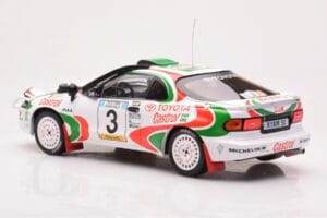 Toyota Celica Turbo 4WD ST185 #3 I. Duncan / R. Virtanen Safari Rally 1994 IXO 1:18 18RMC150C メタル - 画像 5/6